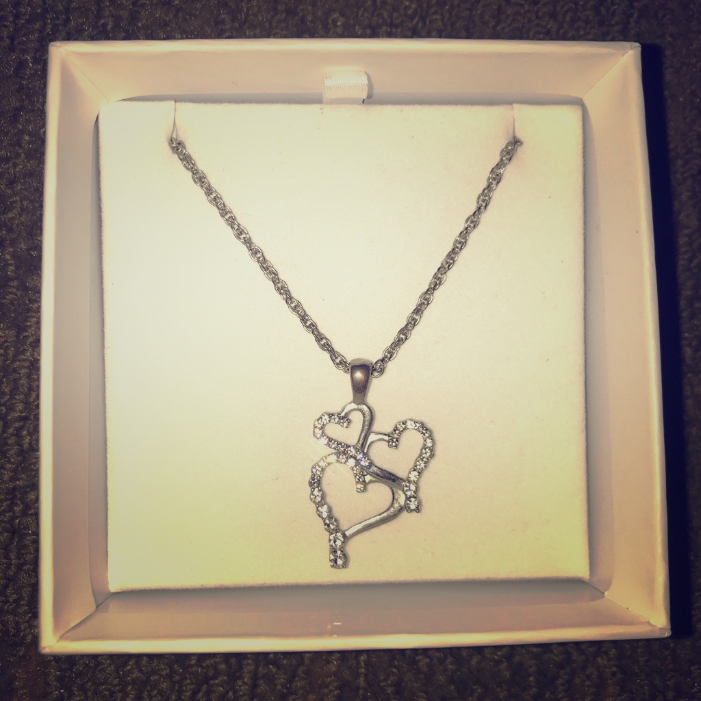 Charter Club Diamond Heart Necklace 13$
